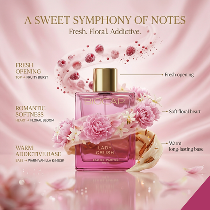 Biocap Fresh & Royal & Lady Crush Perfumes Trio