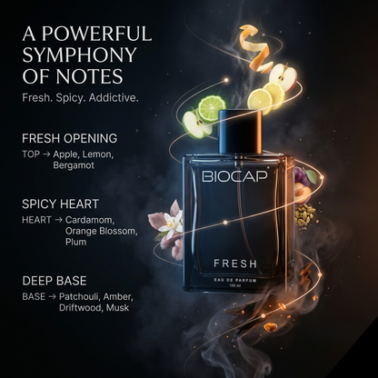 Biocap Fresh & Royal & Lady Crush Perfumes Trio